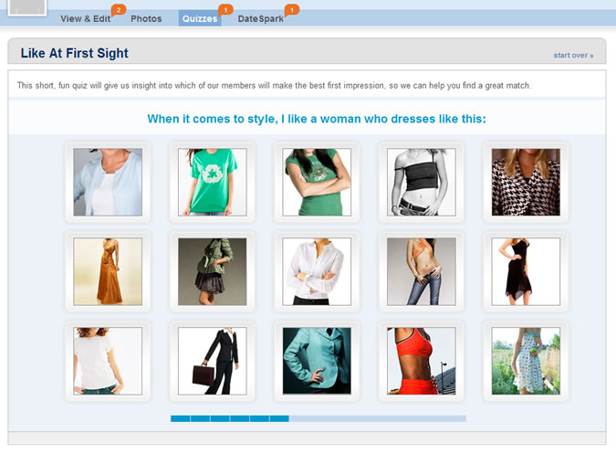 Match.com Quiz: Attractive clothing style