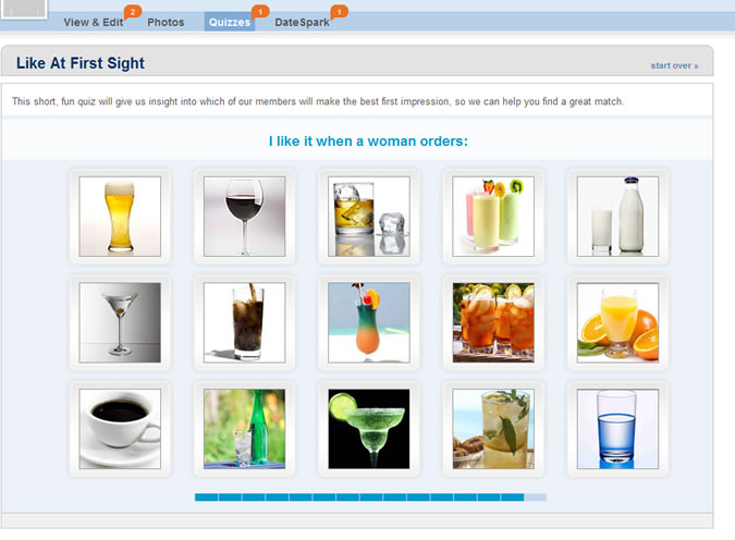 Match.com Quiz: Type of drink your date orders