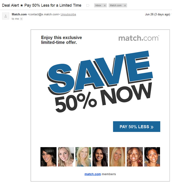 Match.com Discount