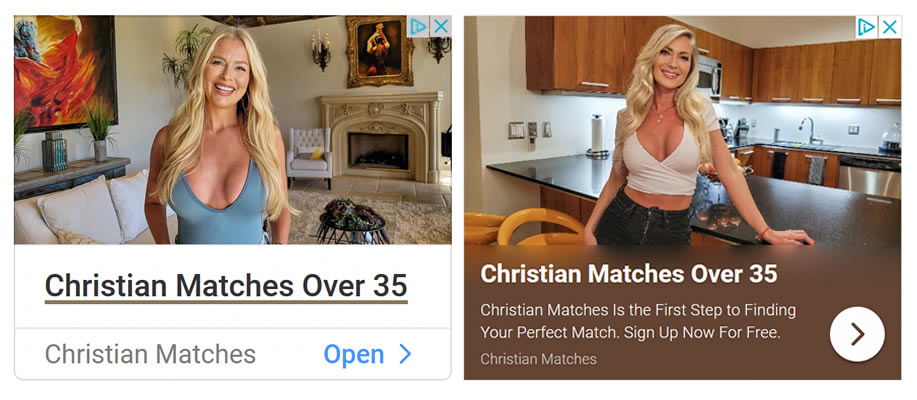 Christian Matches Over 35 - Ads